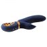 Vibrador Atropos recargable con calor (azul)