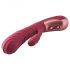 Dinky Jimmy K. Duo - vibrador rojo con brazo para clítoris, recargable