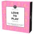 Caja Placer Juega Amor - set vibrador 6 piezas (rosa-lila)