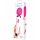 Bodywand Aqua: Vibrador sumergible blanco y rosa