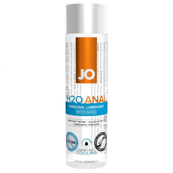 JO H2O Anal Cool: Lubricante refrescante a base de agua (120ml)