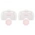 Bye Bra F-H - realce invisible para senos - rosa (3 pares)