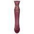 ZALO Queen - Vibrador rojo G-punto y clítoris con ondas de impulso