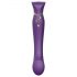 ZALO Queen - Vibrador para Punto G y Clítoris con Ondas de Impulso (lila)