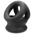 OXBALLS Tri-Squeeze - anillo pene (negro)