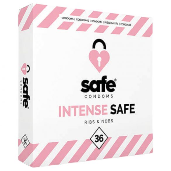 SAFE Intense - Preservativos texturizados (36 uds)