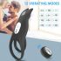 Aixiasia Hoody B - anillo vibrador recargable (negro)