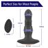 Vibrador anal lujoso Roy - recargable y control remoto (negro)