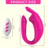 Aixiasia Hera - vibrador rosa para parejas con control remoto