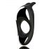 Anillo vibrador Zeus negro recargable